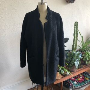 Adorable Black Knee Length Jacket